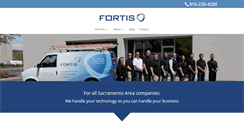 Desktop Screenshot of fortistelecom.net