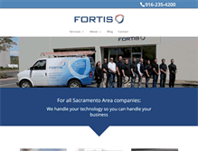 Tablet Screenshot of fortistelecom.net